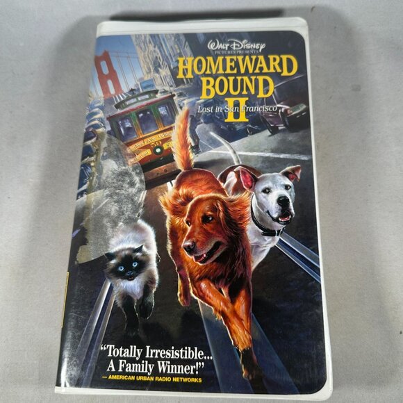 Homeward Bound II Lost In San Francisco VHS 1996 Walt Disney G Michael J Fox - Picture 1 of 3